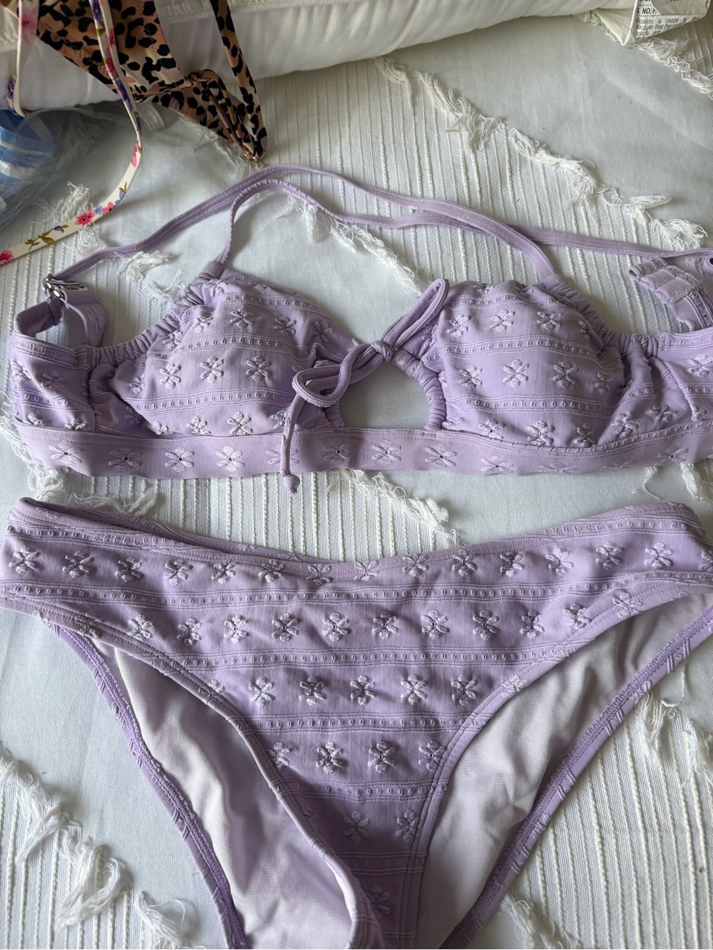 Cupshe bikini. Purple. Excellent used condition. Smoke free home.